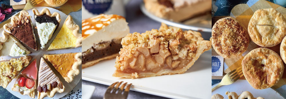 アメリカ・ロサンゼルス発の美味しいアップルパイとボリューム感があるアメリカンパイ、オーガニックコーヒーのお店The Pie Hole Los Angeles Nishiazabu｜ザ・パイホール・ロサンゼルス 西麻布。ホームパーティー、年末年始パーティー、クリスマスパーティーやホームパーティーや誕生日パーティー用スイーツです。